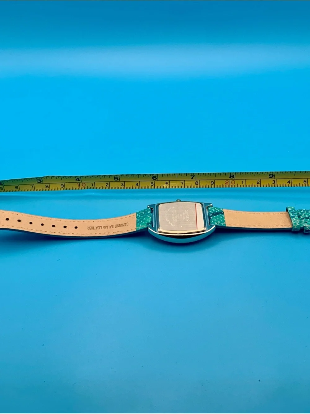 GOSSIP Women’s Wristwatch MOP Dial  Japan Movt Leather Strap Working New Battery